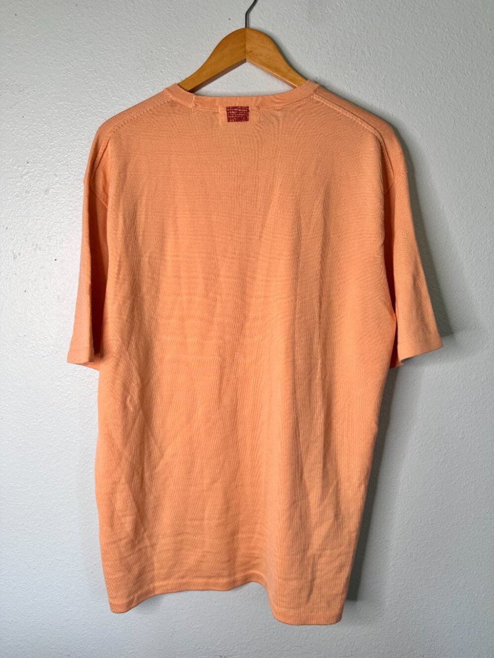 Sheep Inc Merino Wool Tee Shirt Persimmon Orange XXL New Zealand Short Sleeve - Picture 6 of 7